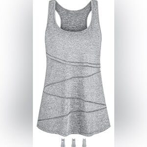Small grey athletic nursing shirt